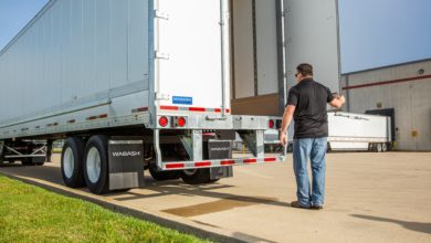 Inspection of Wabash trailer