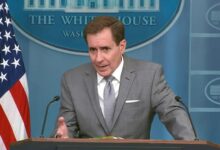 NSC spokesman John Kirby at the White House