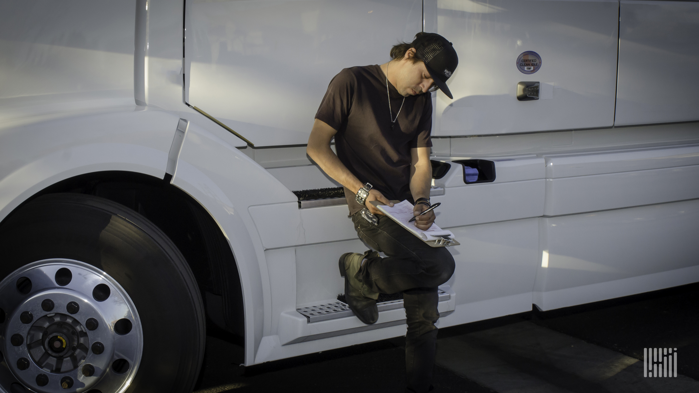 A truck driver